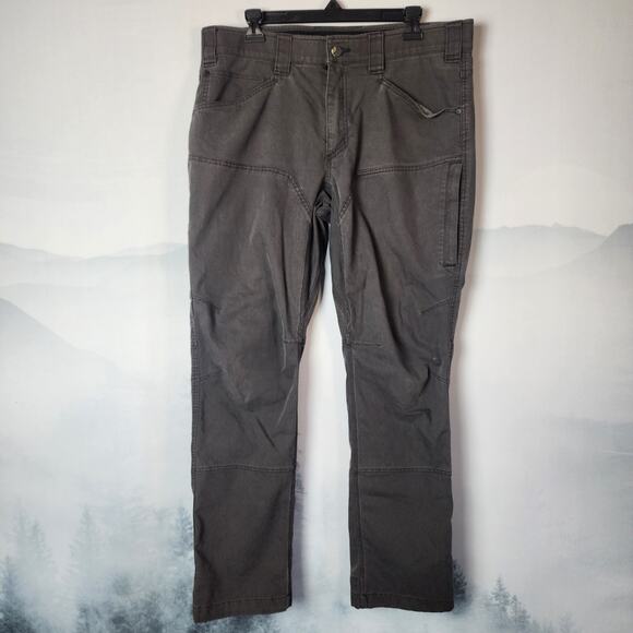 Alaskan Hardgear by Duluth Trading Stone Run Slim Fit Grey PantsMens 36x32